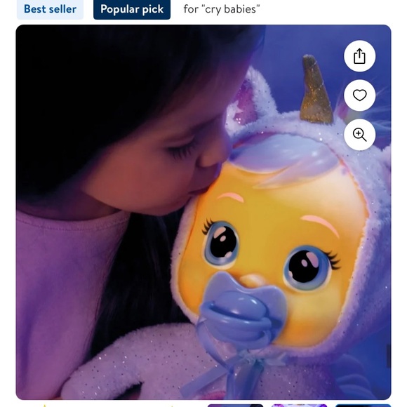 Baby’s toy LED LIGHT UP DOLL!! Sleepytime dreamy cry baby!! 😭 - Picture 9 of 16